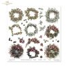 Scrapbooking papers SLS-078 Winter Wreath